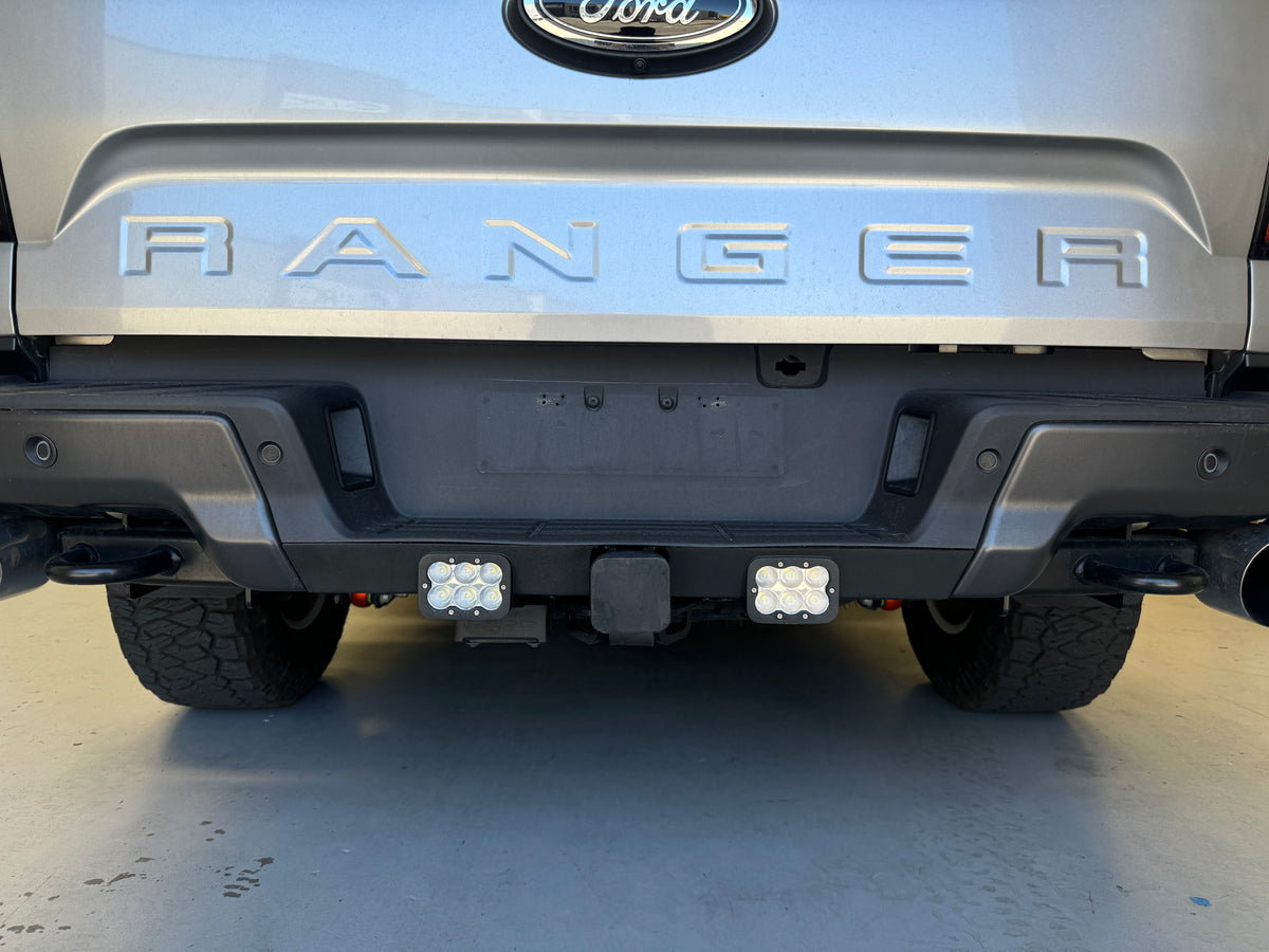 Next Gen Ranger Raptor Rear Light Brackets installed showing seamless factory-look integration