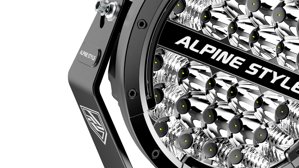 Alpine LXR-SP7 7-Inch SummitPro Premium LED Spotlight with DRL (Pair)
