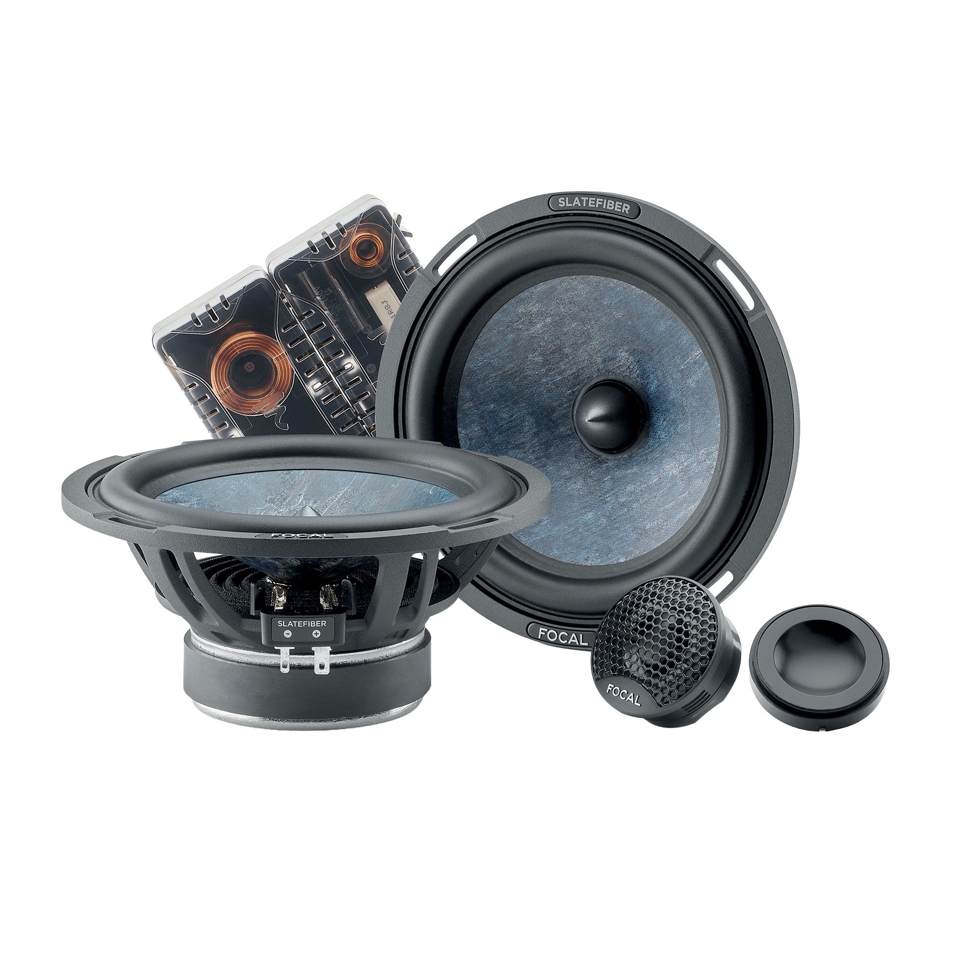 Focal 165 SF – 6.5" Slatefiber Component Speakers