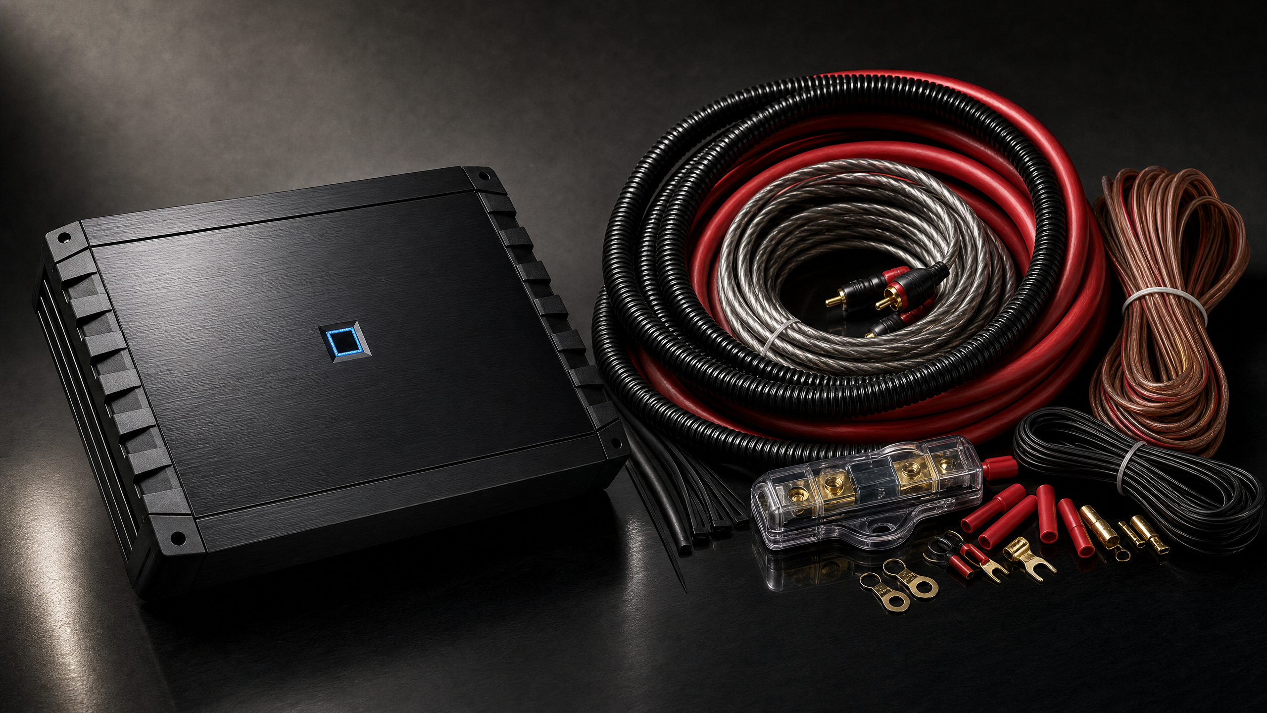 Alpine S2-A55V 5-Channel Amplifier with Full Wiring Kit