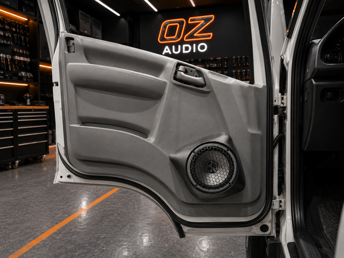 8 inch NP75 speaker pod install 1