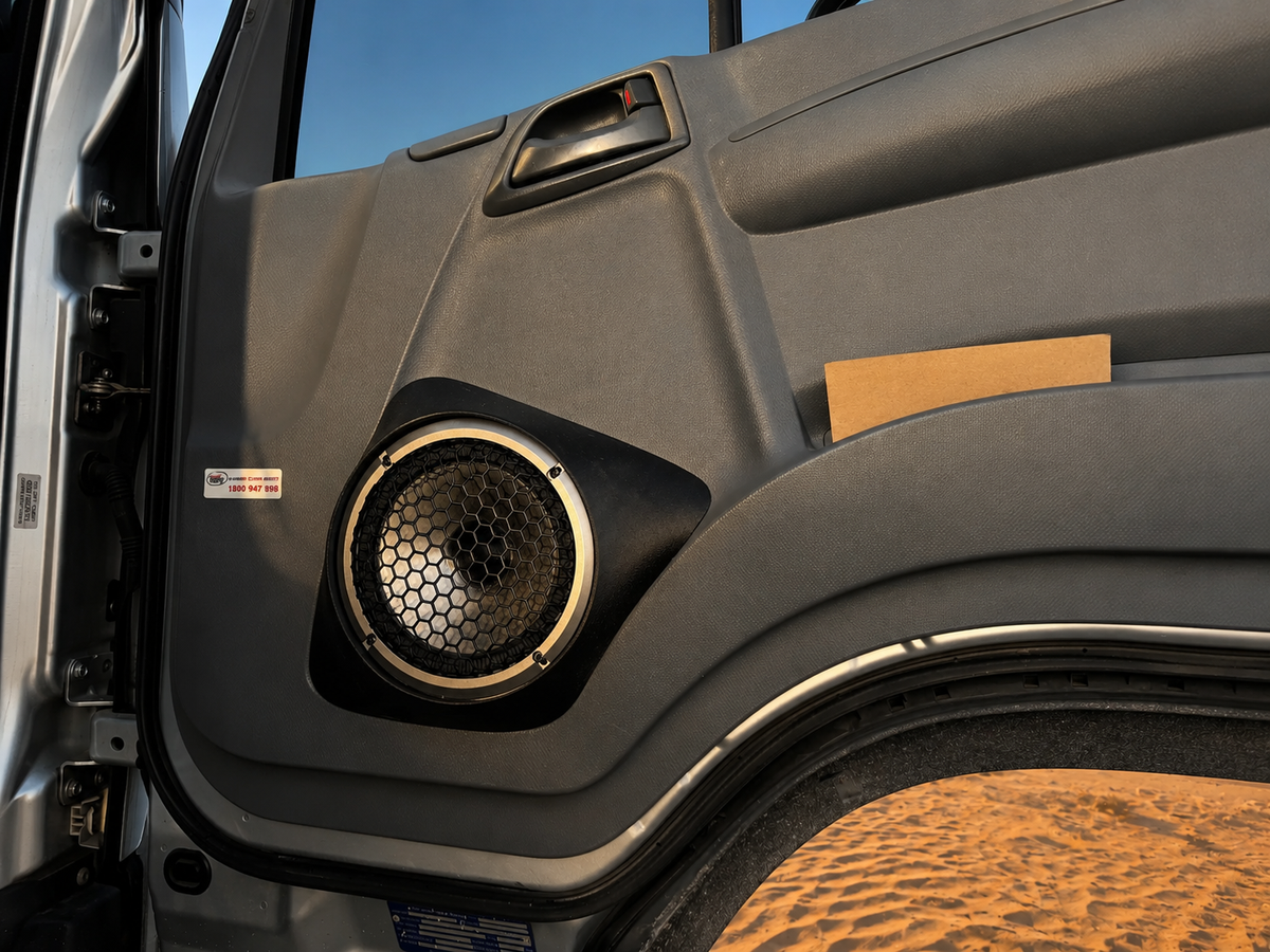 8 inch NP75 speaker pod install 2