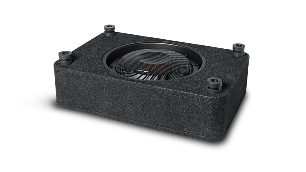 Alpine R-Series 12″ Shallow Profile Enclosure 2 Ohm Subwoofer