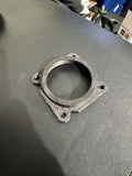Tweeter adapter rear view — raised tweeter ring