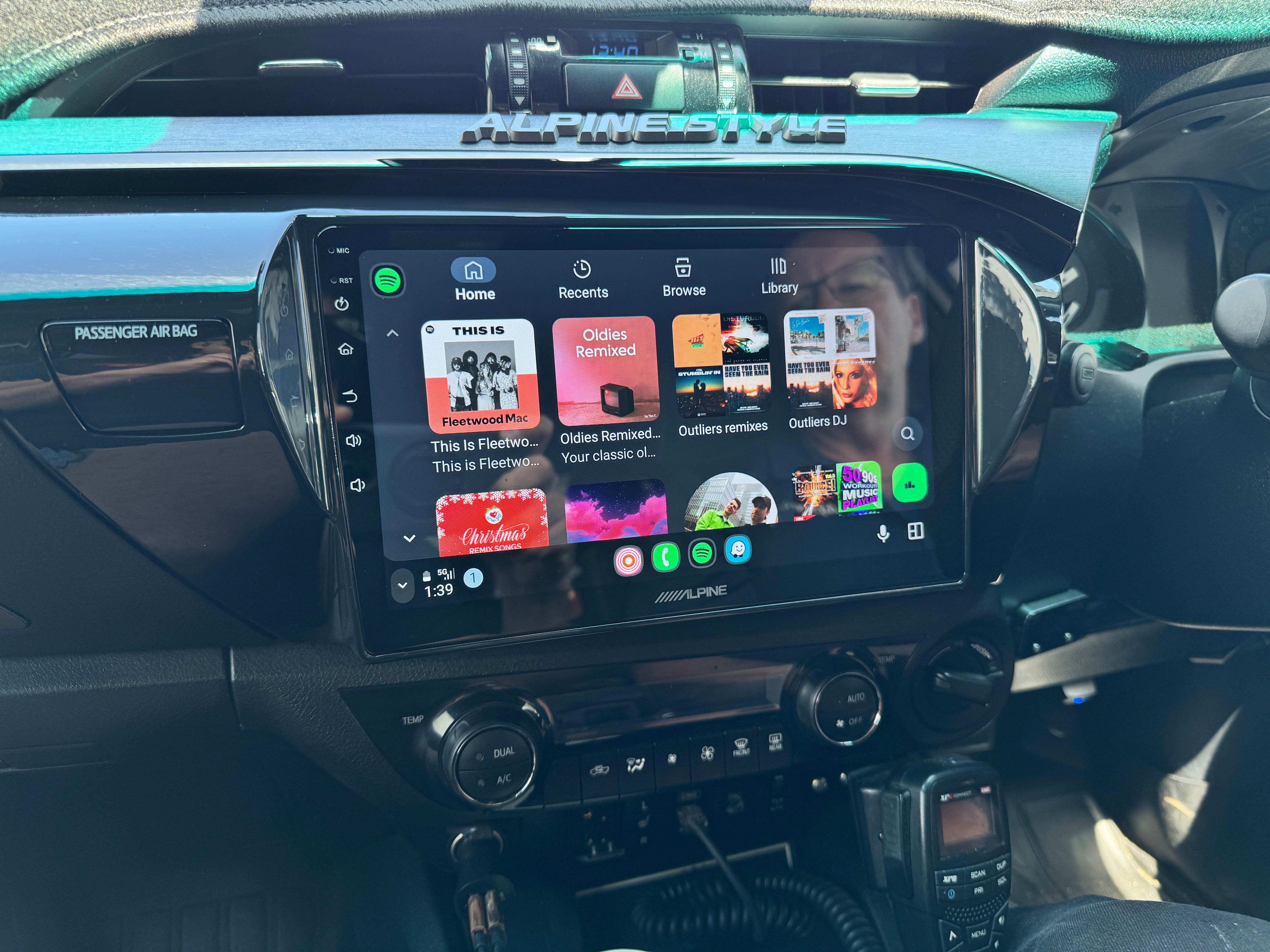 Toyota Hilux N80 (2015–2025) Head Unit Upgrade – Wireless CarPlay & Android Auto | Alpine 10"