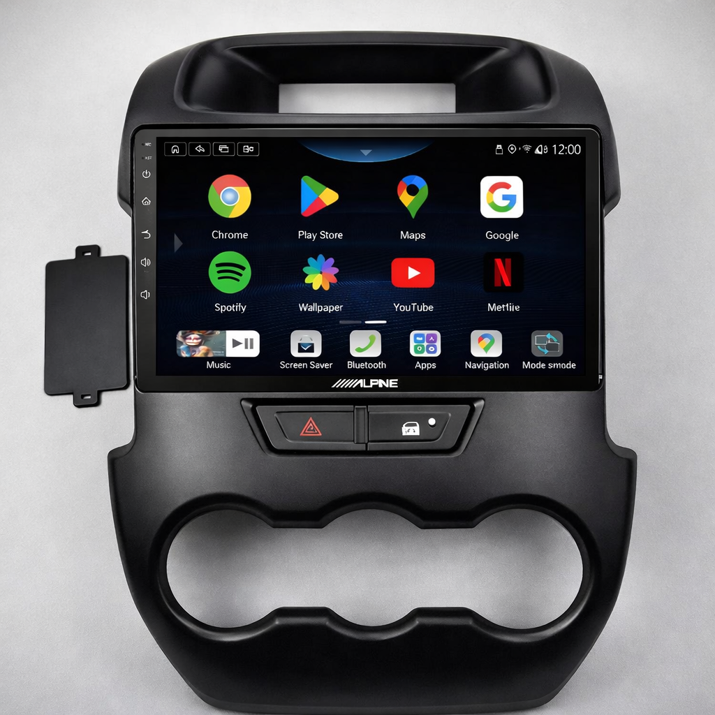 Ford Ranger PX1 (2011–2015) Head Unit Upgrade – Wireless CarPlay & Android Auto | Alpine 9"