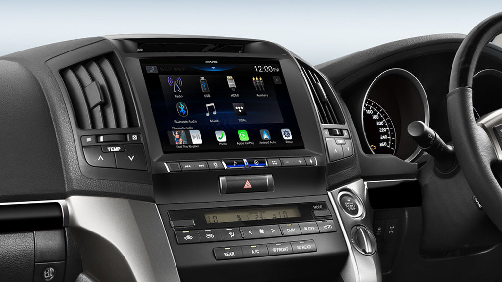 Alpine Premium Landcruiser 07'-15' GXL 200 Series 9" Perfect Fit Headunit - Wireless CarPlay, Android Auto, HDMI