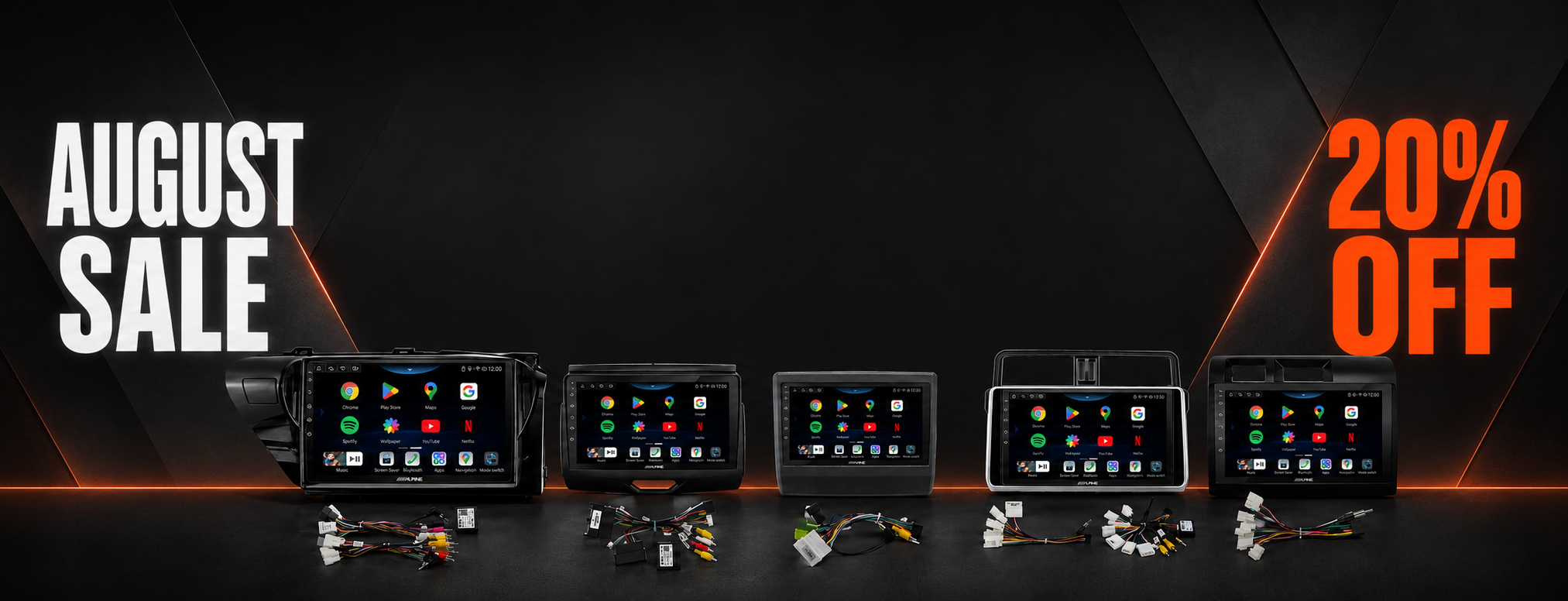 August Sale 2026 - 20% OFF All Plug & Play Head Unit Kits