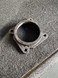 Adapter on carpet — showing profile and screw holes