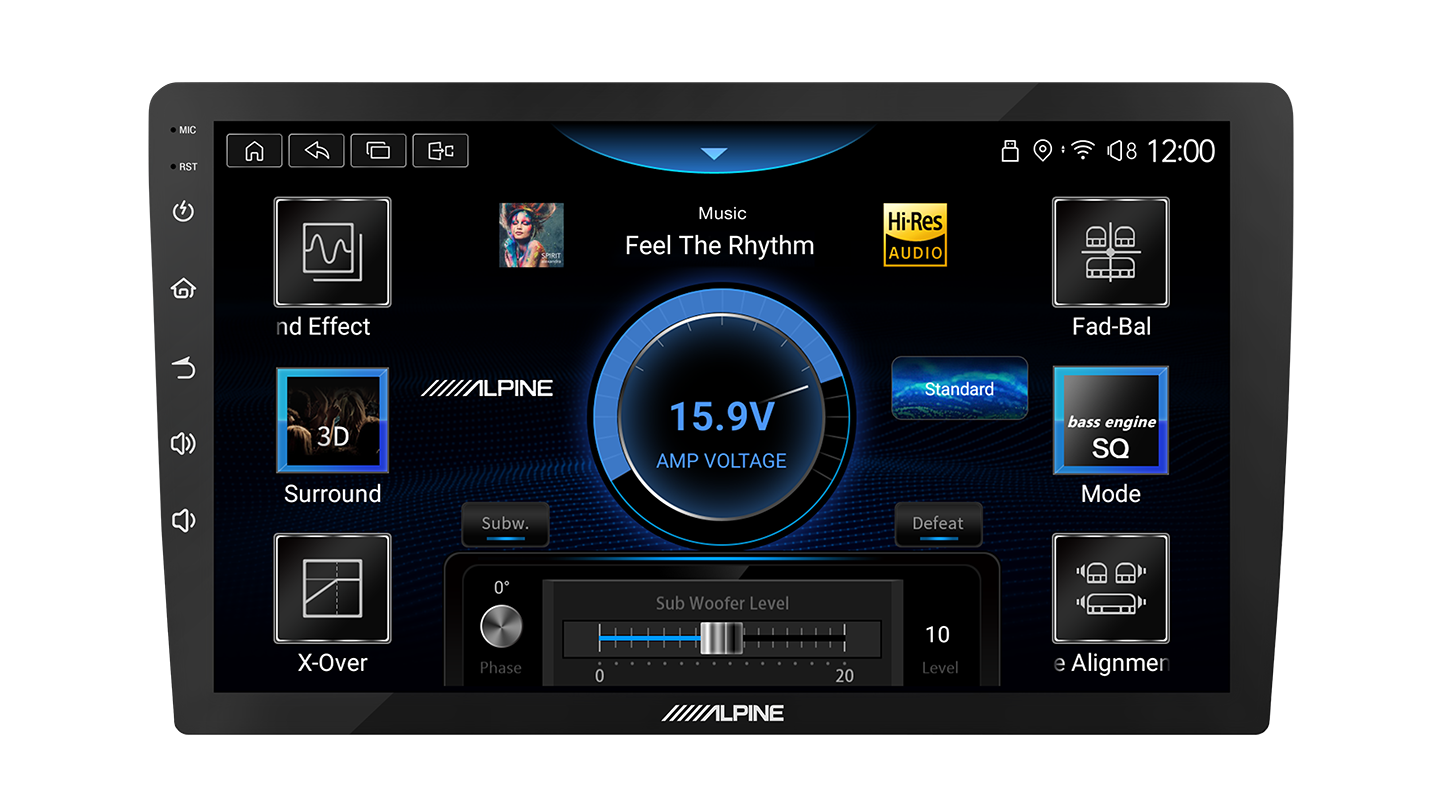 Alpine INE-AX809-10 — 10″ Intelligent Display Audio (CarPlay/Android Auto)