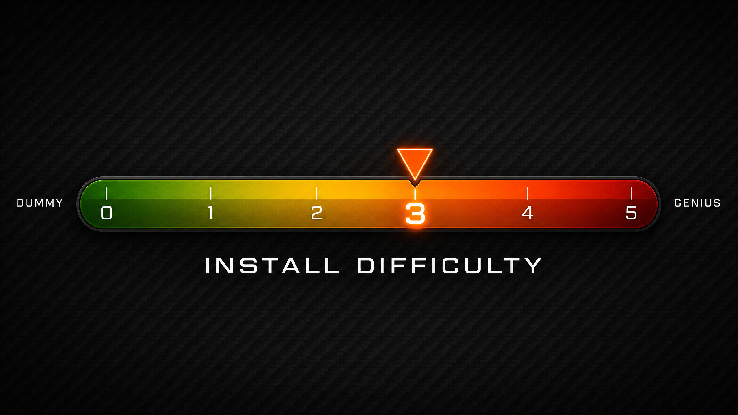Install Difficulty Rating 3 out of 5
