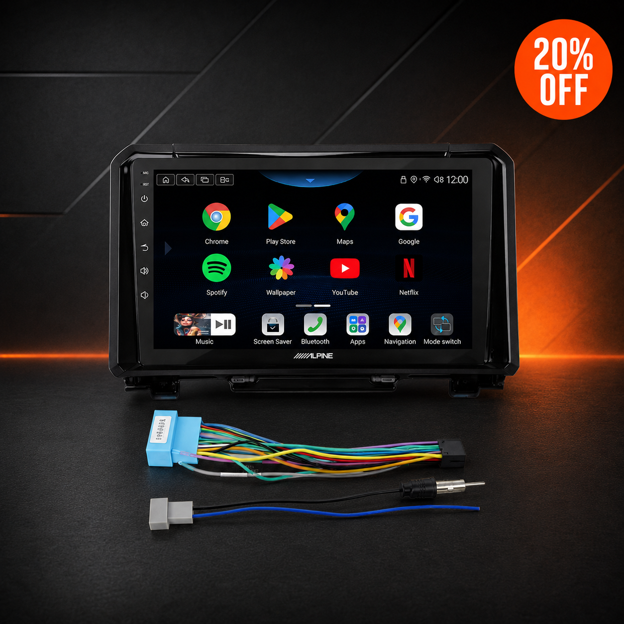 Suzuki Jimny (2015–2025) Head Unit Upgrade – Wireless CarPlay & Android Auto | Alpine 9" - 20% OFF August Alpine Upgrade Event