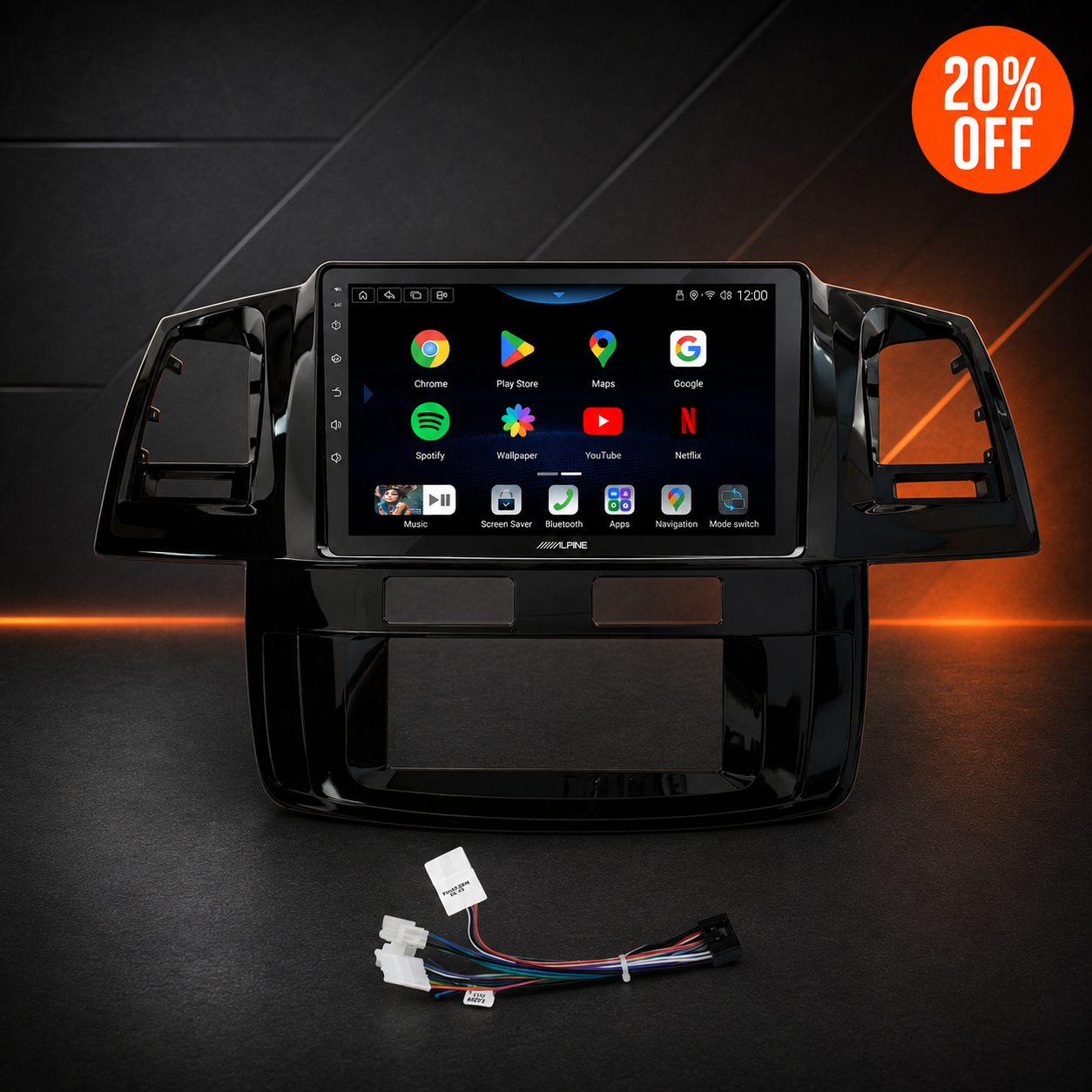 Toyota Hilux N70 (2006–2014) Head Unit Upgrade – Wireless CarPlay & Android Auto | Alpine 9" - 20% OFF August Alpine Upgrade Event