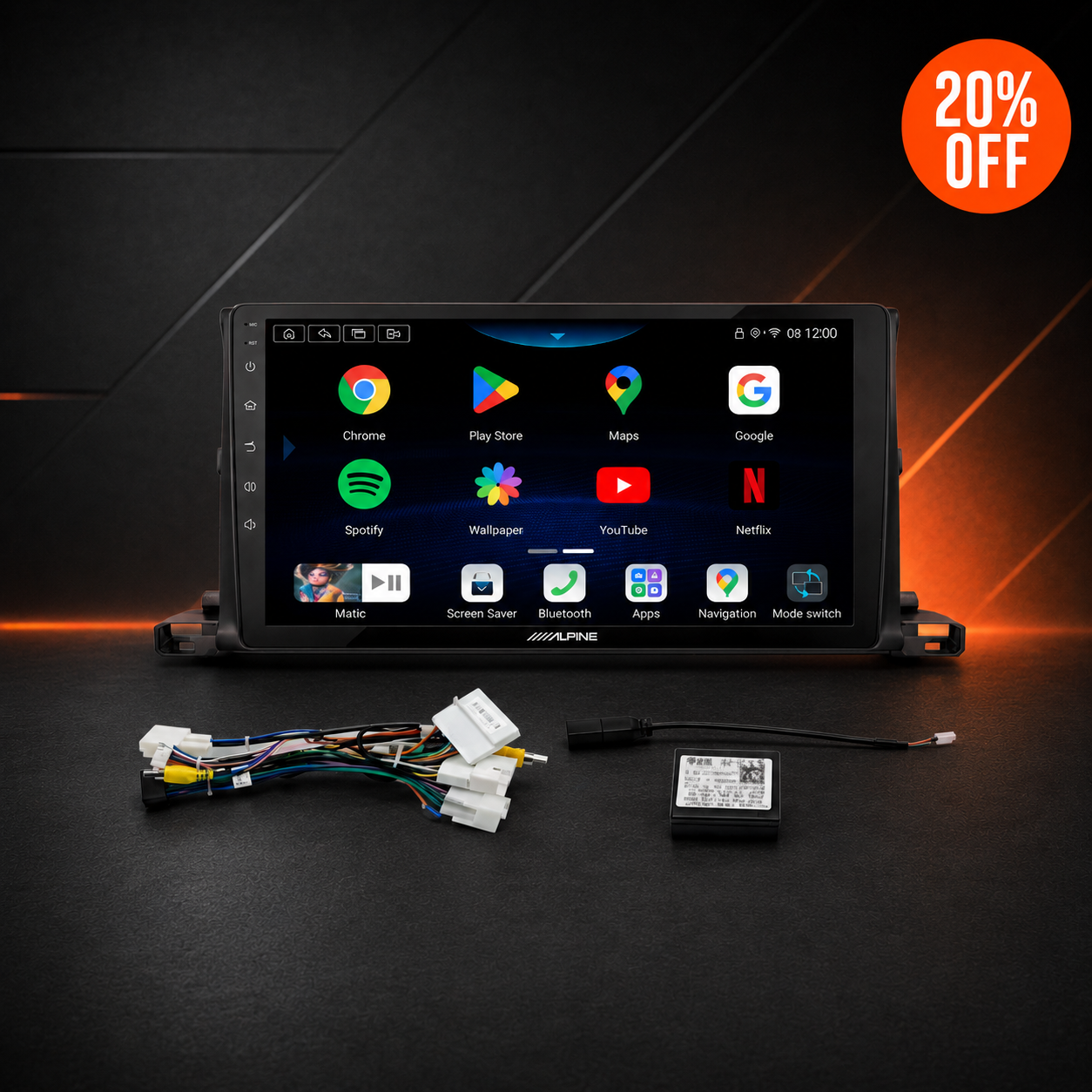 Toyota Kluger (2013–2019) Head Unit Upgrade – Wireless CarPlay & Android Auto | Alpine 10" - 20% OFF August Alpine Upgrade Event