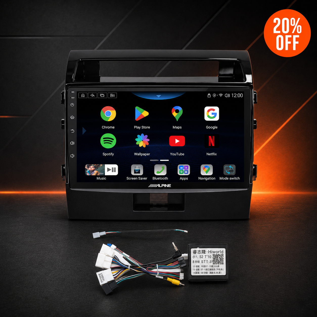 Toyota LandCruiser 200 Series (2007–2015) Head Unit Upgrade – Wireless CarPlay & Android Auto | Alpine 10" - 20% OFF August Alpine Upgrade Event