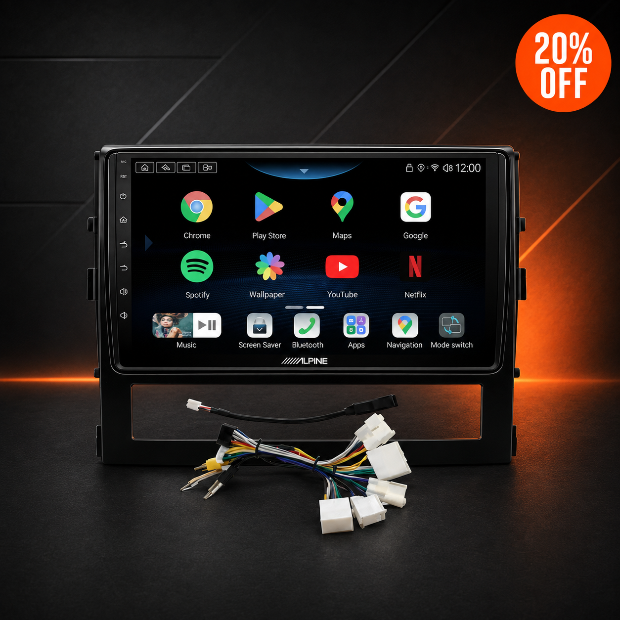 Toyota LandCruiser 200 Series (GXL) (2015–2021) Head Unit Upgrade – Wireless CarPlay & Android Auto | Alpine 9" - 20% OFF August Alpine Upgrade Event