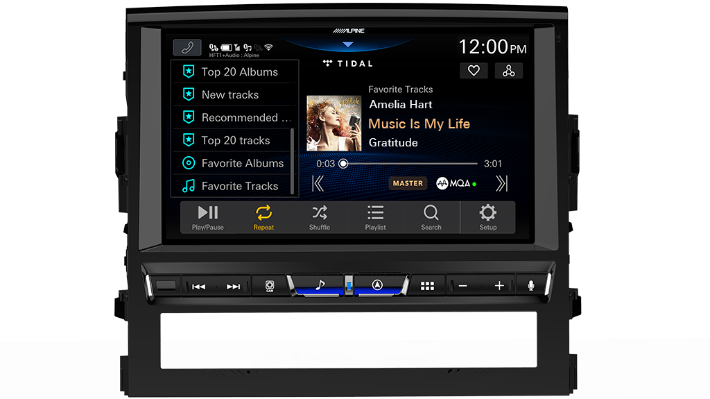 Alpine Premium Landcruiser 16'+ GXL 200 Series 9" Perfect Fit Headunit - Wireless CarPlay, Android Auto, HDMI