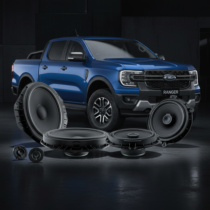 Ford Ranger Next Gen Stage 1 Audio Upgrade – Plug & Play Focal Speakers (Non B&O)