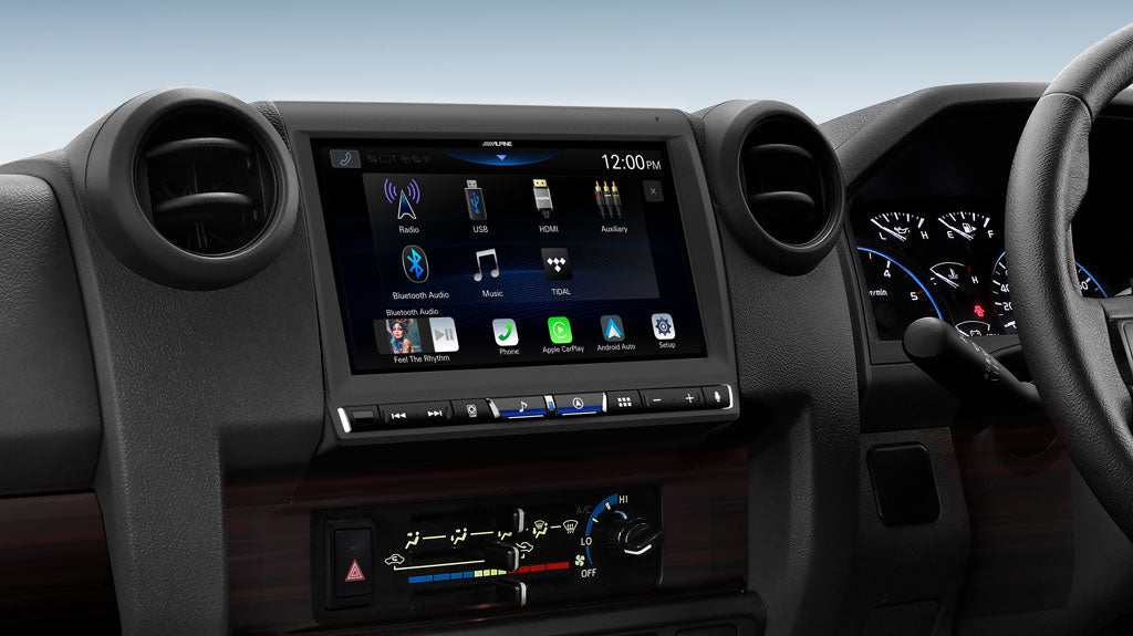 Alpine i905-LC70 9″ Head Unit for Toyota 70 Series – Wireless Apple CarPlay, Android Auto & Hi-Res Audio