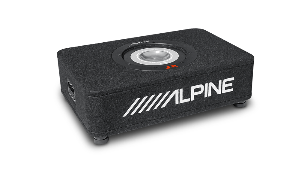 Alpine R-Series 12″ Shallow Profile Enclosure 2 Ohm Subwoofer