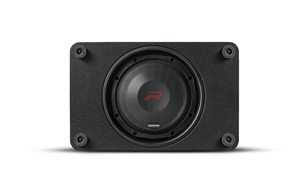 Alpine R-Series 12″ Shallow Profile Enclosure 2 Ohm Subwoofer